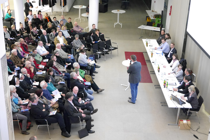 Gut besuchte Infoveranstaltung zur Sanierung der Fußgängerzone am 06. Februar 2017