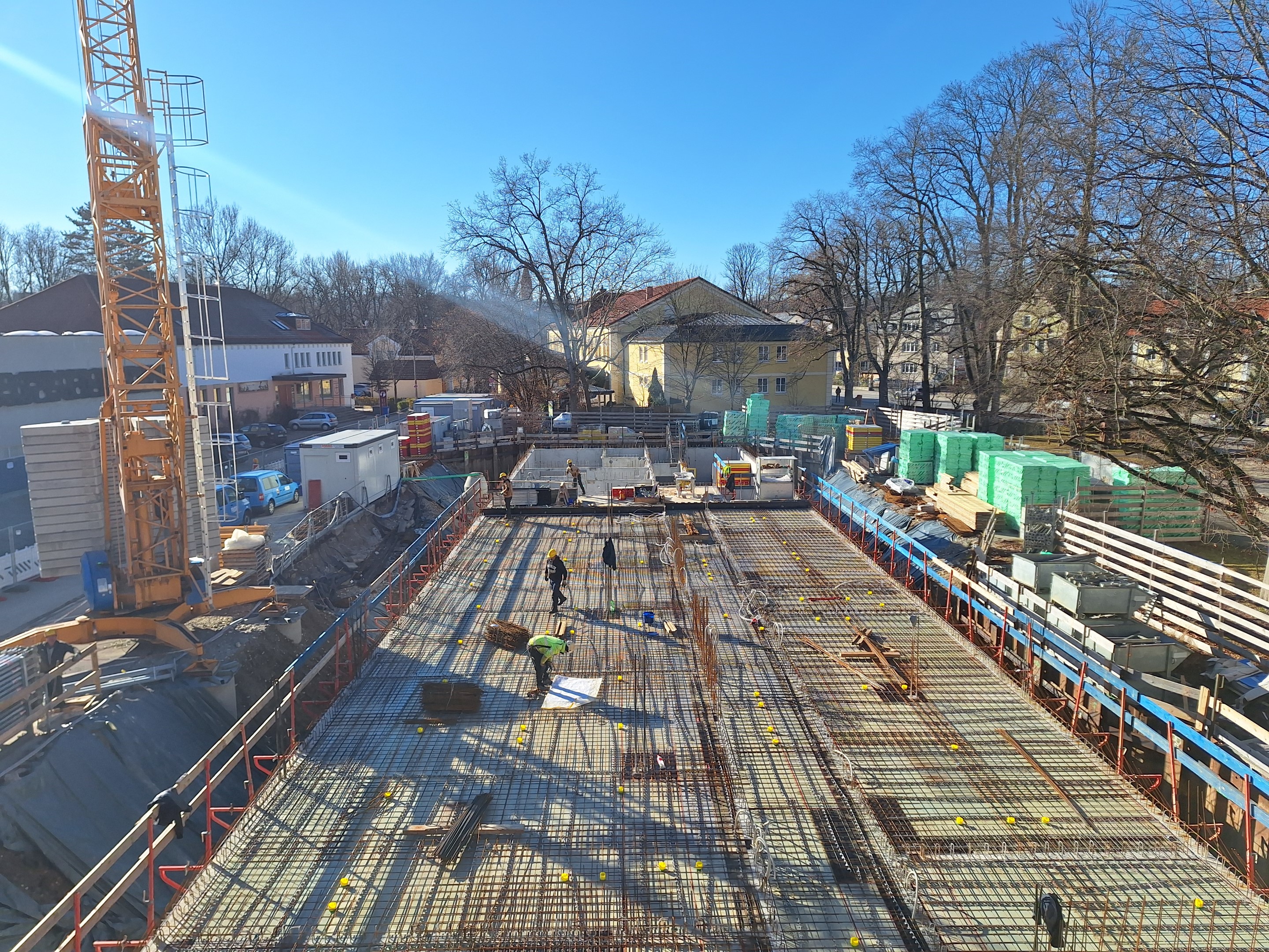 Stand der Bauarbeiten im Februar 2025.
Foto: Raphael Böhm/Stadt Kaufbeuren